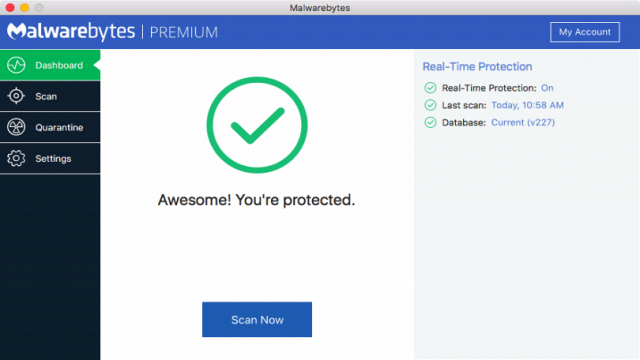 Is it safe to run malwarebytes for mac with another antivirus windows 10